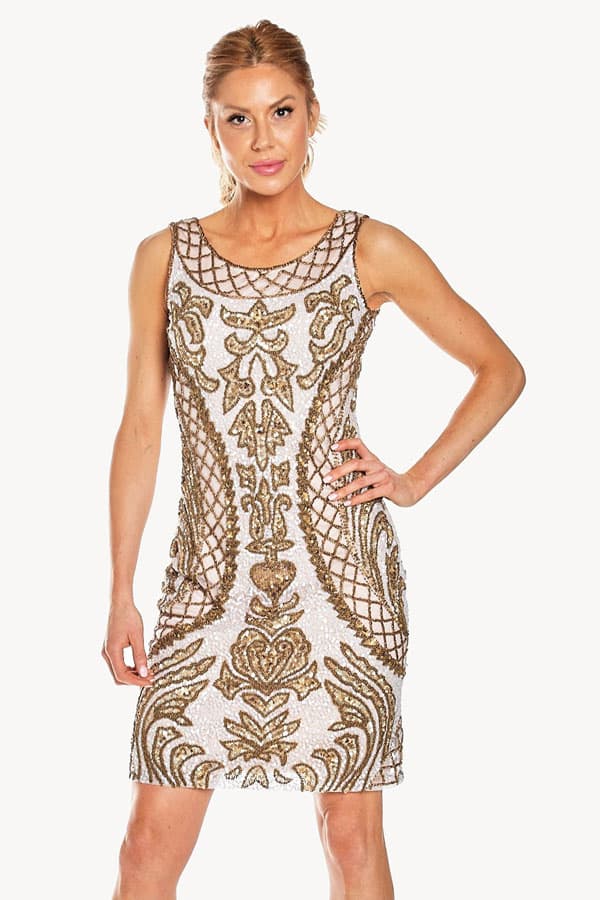 Shorter Deco Inspired Cocktail Dress - $865.00 - View 1 of 2