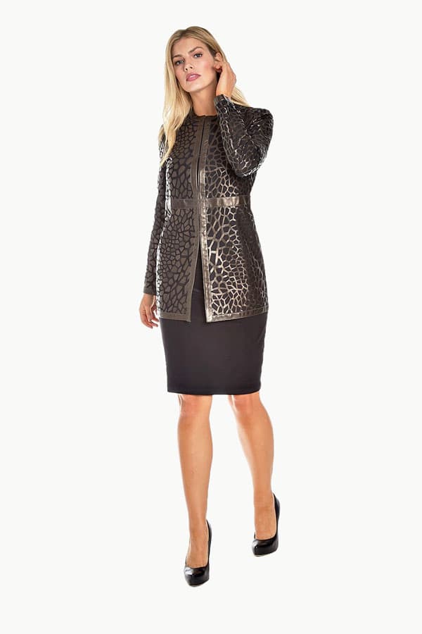 Laser Leather Jacket - $585.00 - View 3 of 3