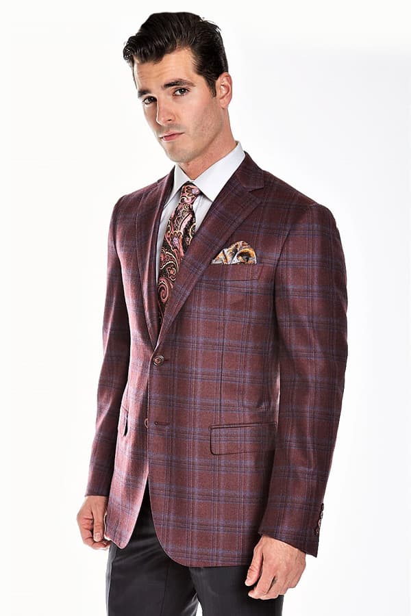 Ravazzolo Sportcoat in Super 130's Wool Flannel -  - View 3 of 5