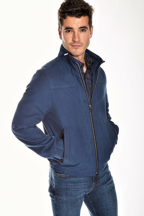 All weather Zip Blouson in micro suede -  - View 3 of 3