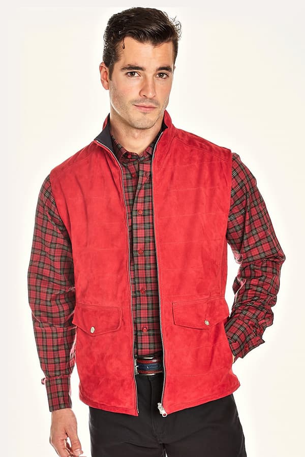 Suede Reversible Vest