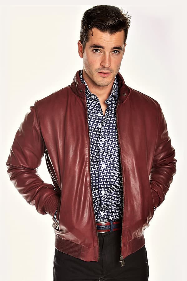 Torras Lamb Leather Zip Blouson - $595.00 - View 1 of 3
