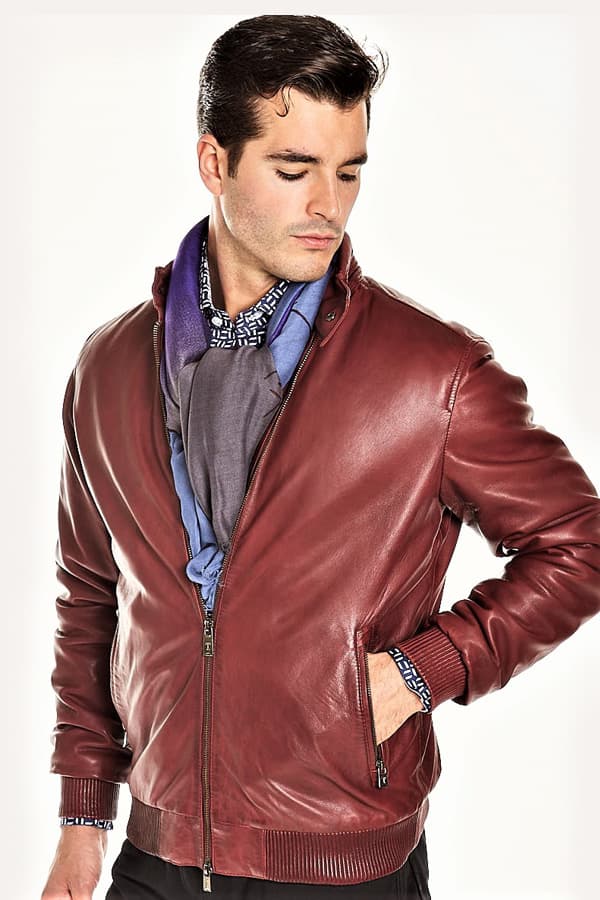 Torras Lamb Leather Zip Blouson - $595.00 - View 2 of 3