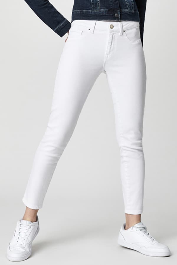 Denim, White Wash Ankle length