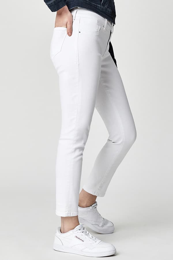 Denim, White Wash Ankle length -  - View 3 of 3