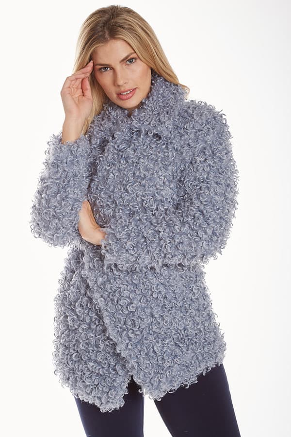 Lightweight Blue Poodle Coat -  - View 2 of 2