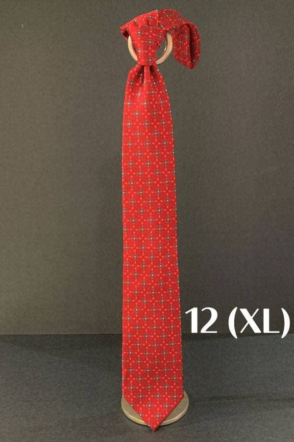 Red Extra-LONG SILK TIE (*Order Instruction) | Men's - $145.00 - View 12 of 12