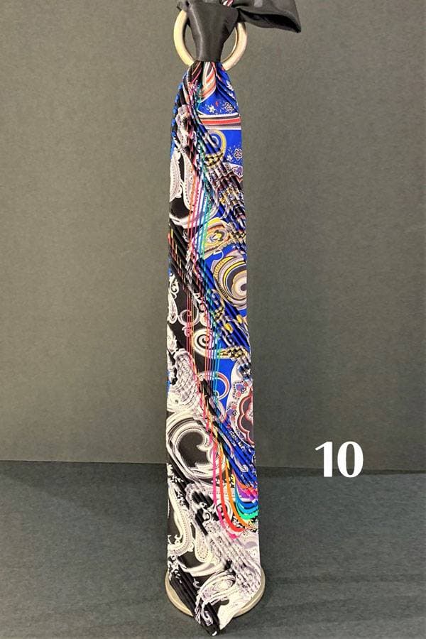 Black Pancaldi Limited Edition FANTASIA Plisse Silk Tie (*Order Instruction) | Men's - $395.00 - View 15 of 18