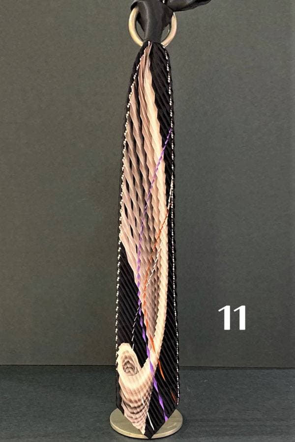 Black Pancaldi Limited Edition FANTASIA Plisse Silk Tie (*Order Instruction) | Men's - $395.00 - View 17 of 18