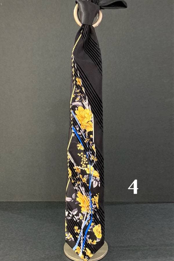 Pancaldi Limited Edition FANTASIA Plisse Silk Tie (*Order Instruction)