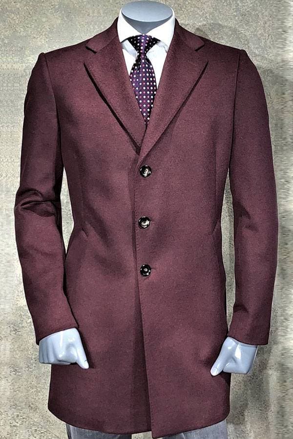 Italian Fashion Top Coat in Cashmere/Wool Melange - 138500 - Main product view