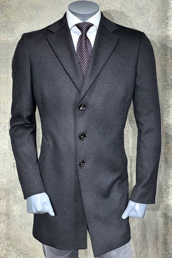 Italian Fashion Top Coat in Cashmere/Wool Melange - 138500 - Main product view