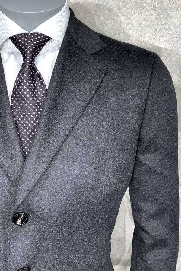 Italian Fashion Top Coat in Cashmere/Wool Melange - 138500 - Alternative view 2