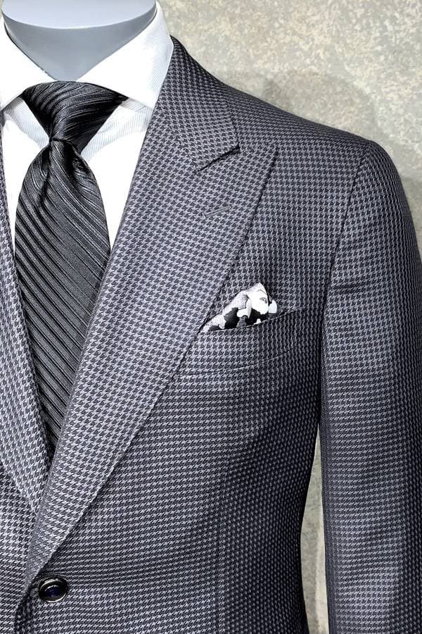 Gray Italian Wool Ravazzolo Jacket | Men's - $3,285.00 - View 2 of 2