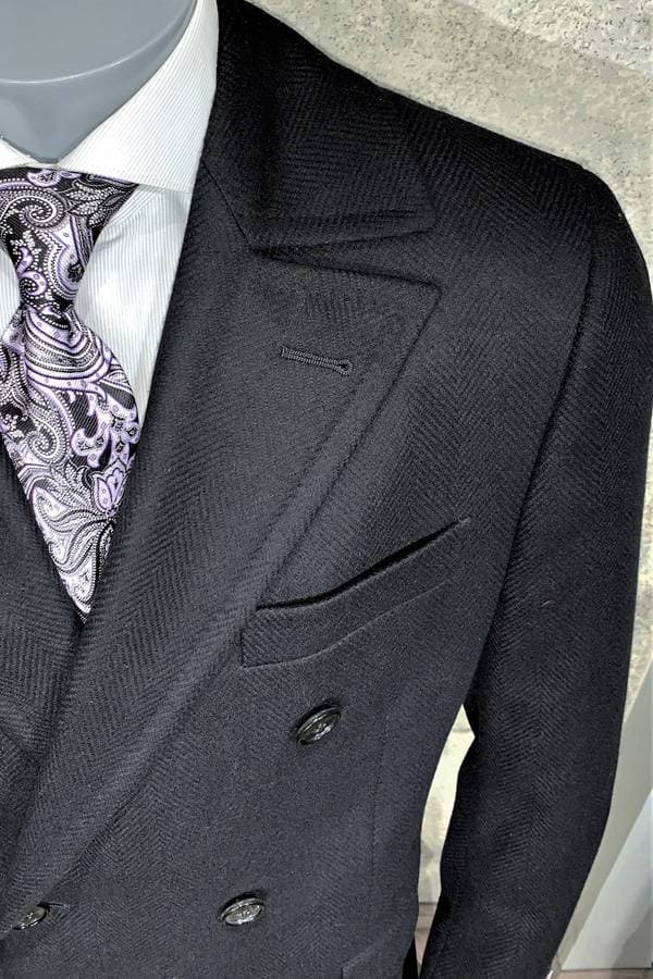 Ravazzolo Double Breasted Top Coat - 387500 - Alternative view 2