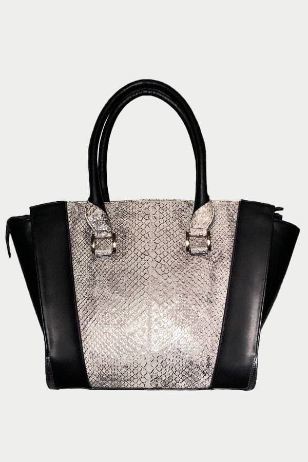 Black Large Leather Tote Spain - $282.50 - View 1 of 3