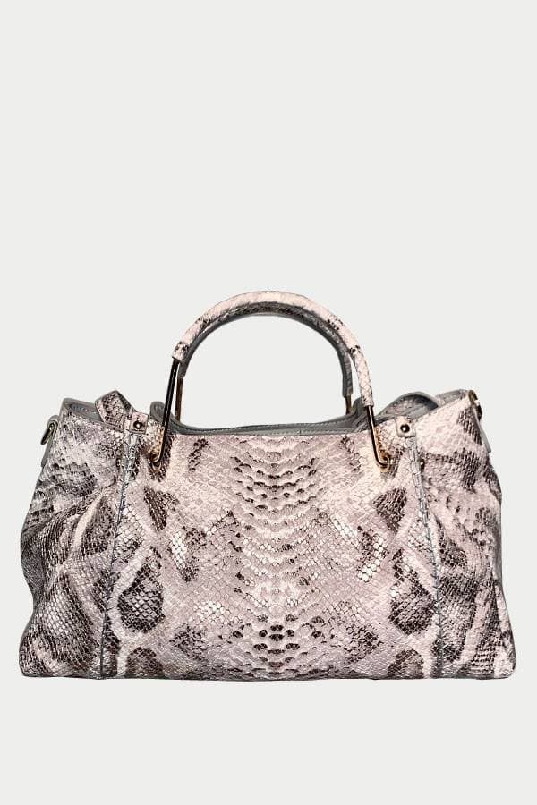 Python Gold/White Leather Doctor Bag -  - View 2 of 4