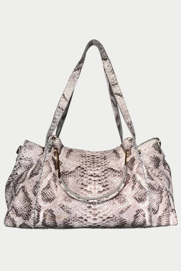Python Gold/White Leather Doctor Bag -  - View 1 of 4