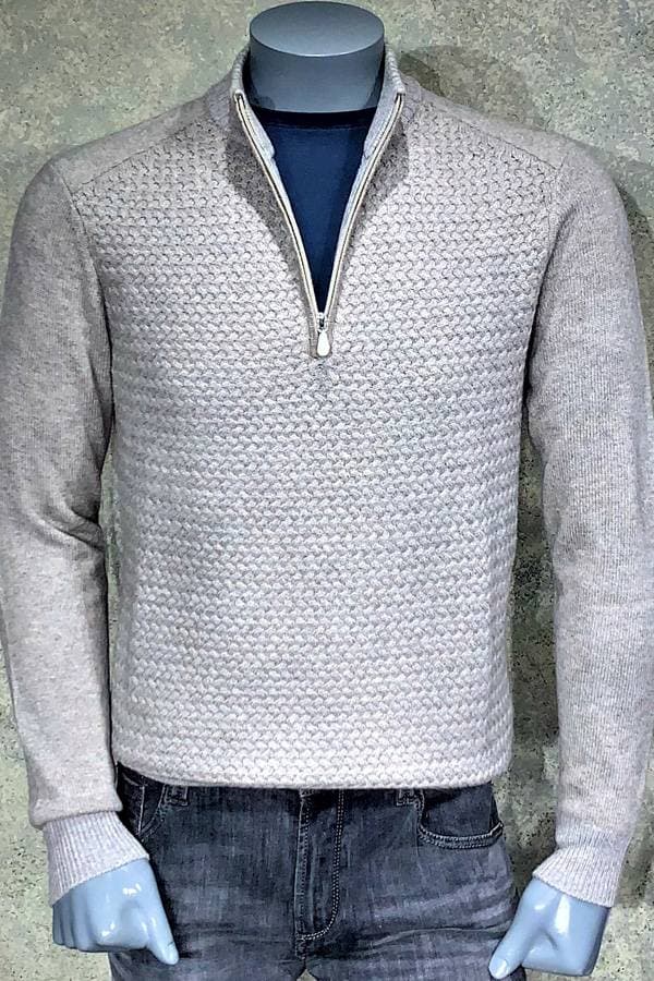 Cashmere Wool Zip Mock Sweater - $345.00 - View 4 of 4