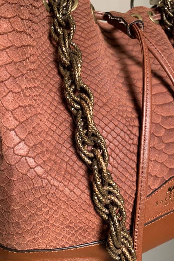 Italian Drawstring Chain Snake Purse - $495.00 - View 3 of 3