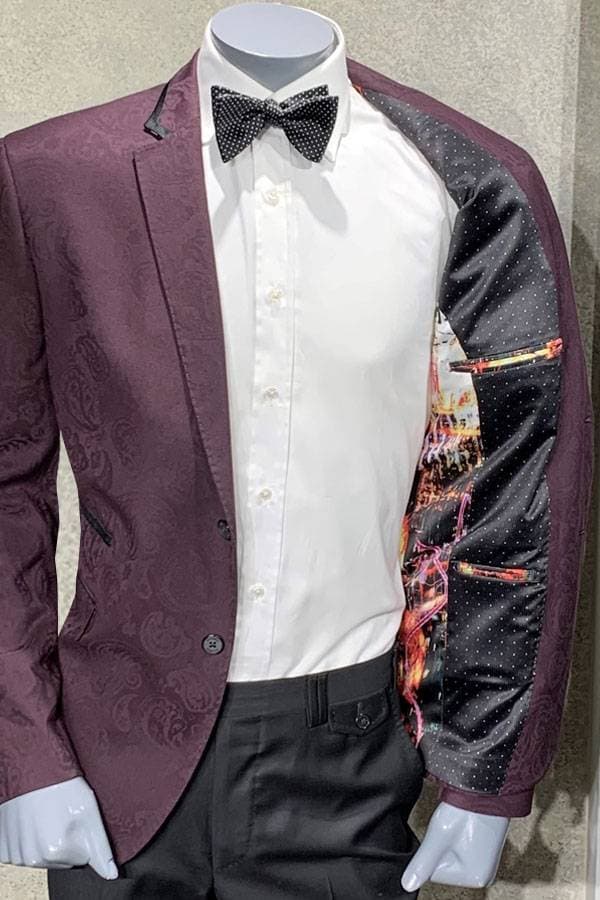 Jkt Stretch Jacq.PaislyEvening -  - View 3 of 3