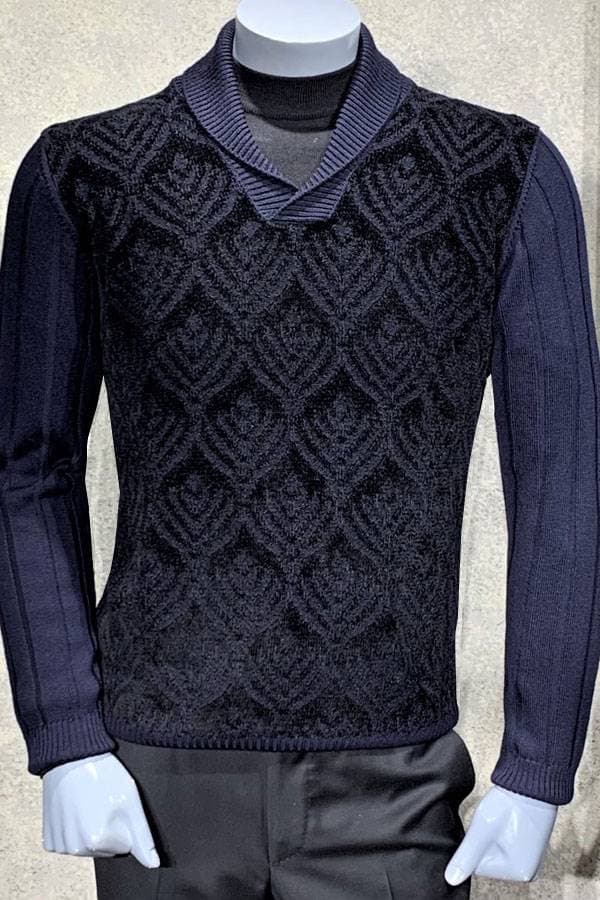Chenille Shawl Neck Eye Sweater -  - View 1 of 1