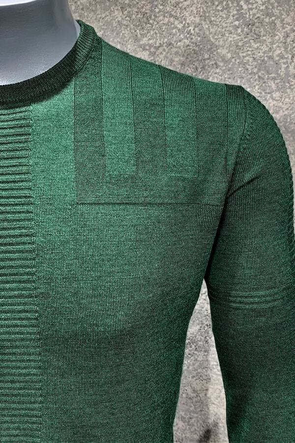 Merino Wool Geo Crew Sweater - $245.00 - View 2 of 2