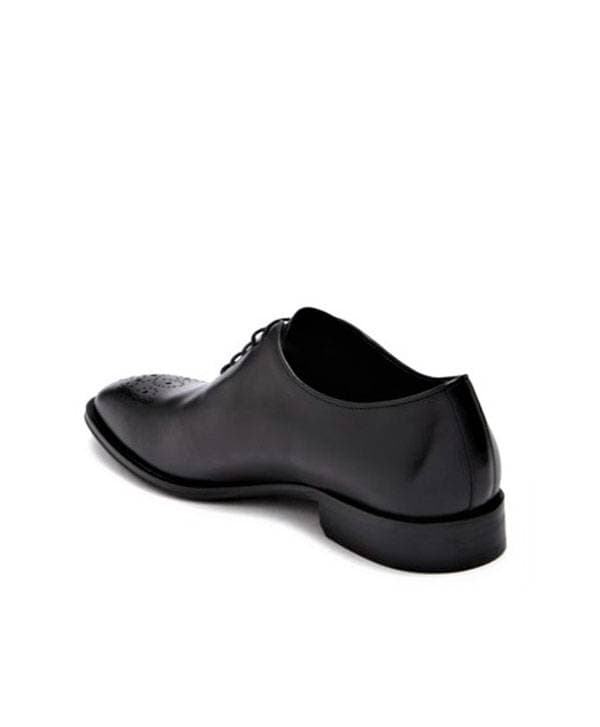 Black Bruno Magli Italian Calf Medallion Toe Lace up | Men's - $232.50 - View 4 of 5