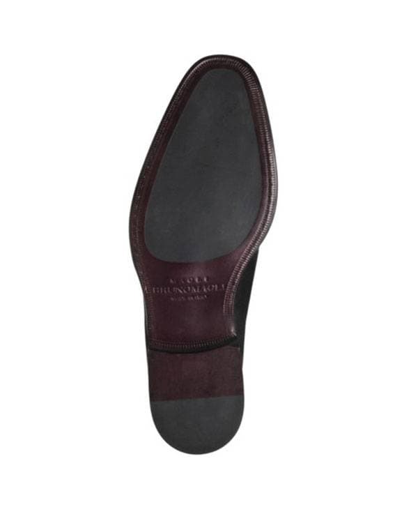 Black Bruno Magli Italian Calf Medallion Toe Lace up | Men's - $232.50 - View 5 of 5