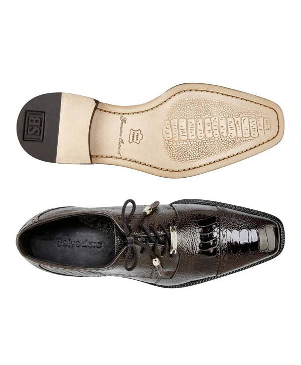 Genuine Ostrich-Classic LaceUp - 0 - Alternative view 2