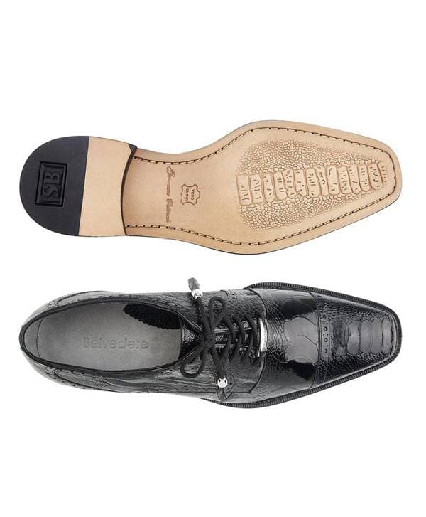 Genuine Ostrich-Classic LaceUp - 0 - Alternative view 2