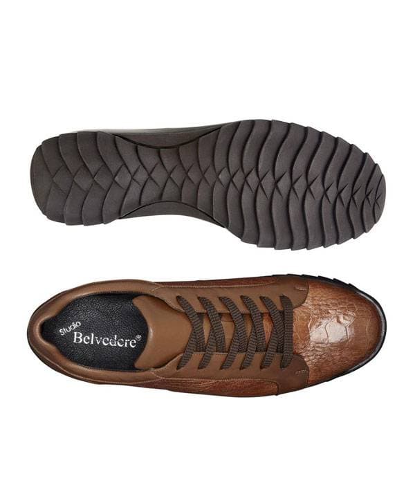 Modern Sport Shoe-Genuine Ostrich and Italian Calf - 0 - Alternative view 2