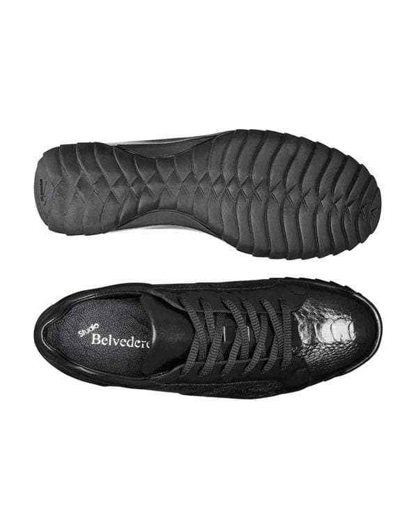 Modern Sport Shoe-Genuine Ostrich and Italian Calf - 0 - Alternative view 2