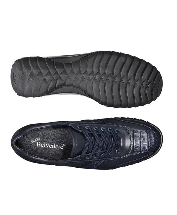 Sport Shoe in Genuine Caiman Crocodilus and Italian Calf  - 0 - Alternative view 2