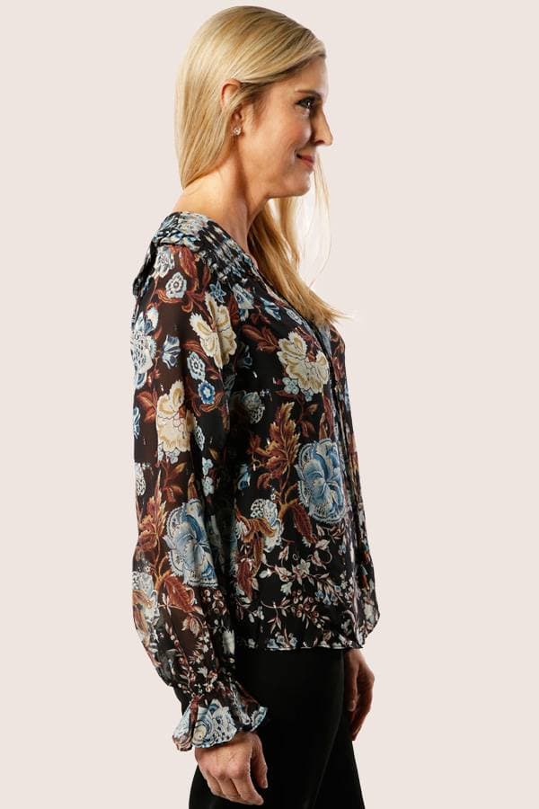 100% Silk Paisley Blouse -  - View 4 of 6