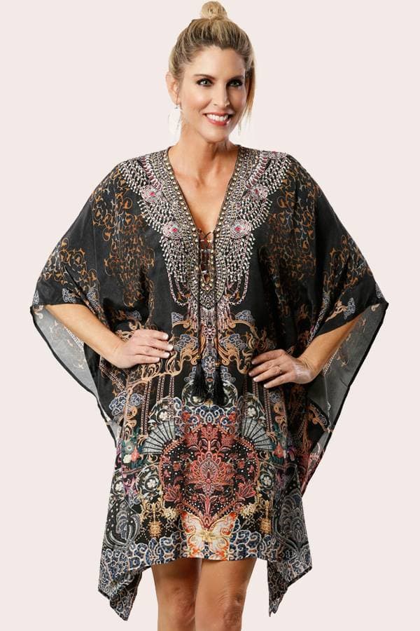Viscose Silk Kaftan Top
