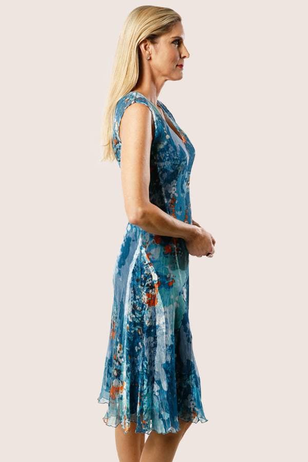 Plisse Floral Print Summer Dress -  - View 4 of 4