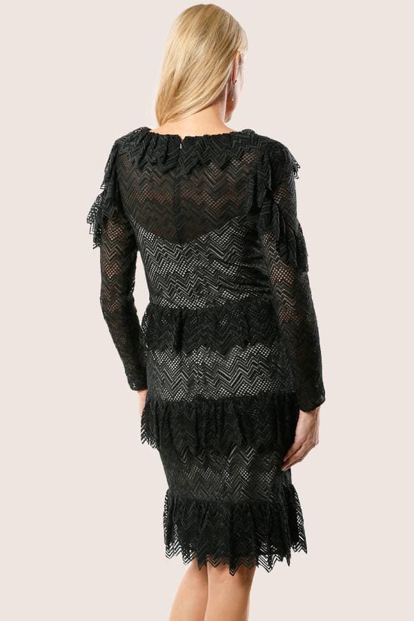 Chevron Lace Cocktail Dress -  - Alternative view 2