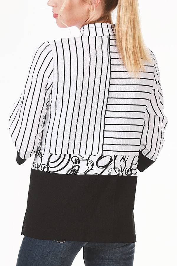 Striped Shirt Jacket - $195.00 - View 3 of 3