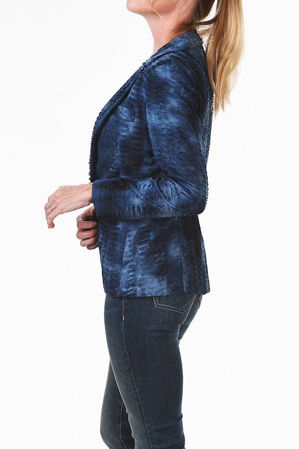 Knit TieDye Watercolor Jacket - 39500 - Alternative view 2