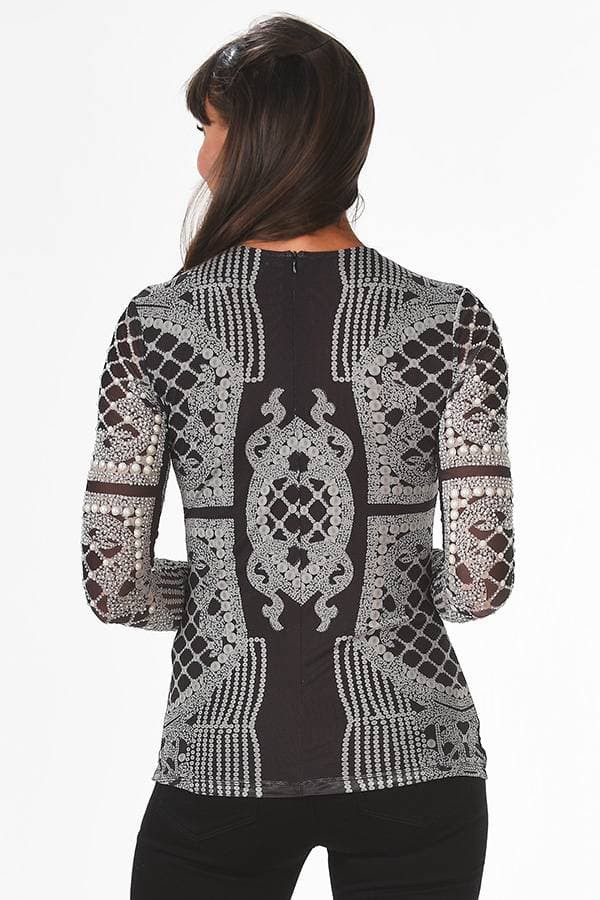 Deco Pearl Mesh top - $285.00 - View 2 of 5