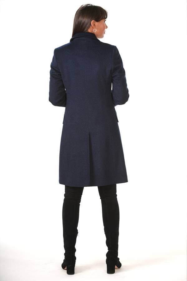 Italian Wool and Cashmere DB Topcoat -  - View 4 of 4