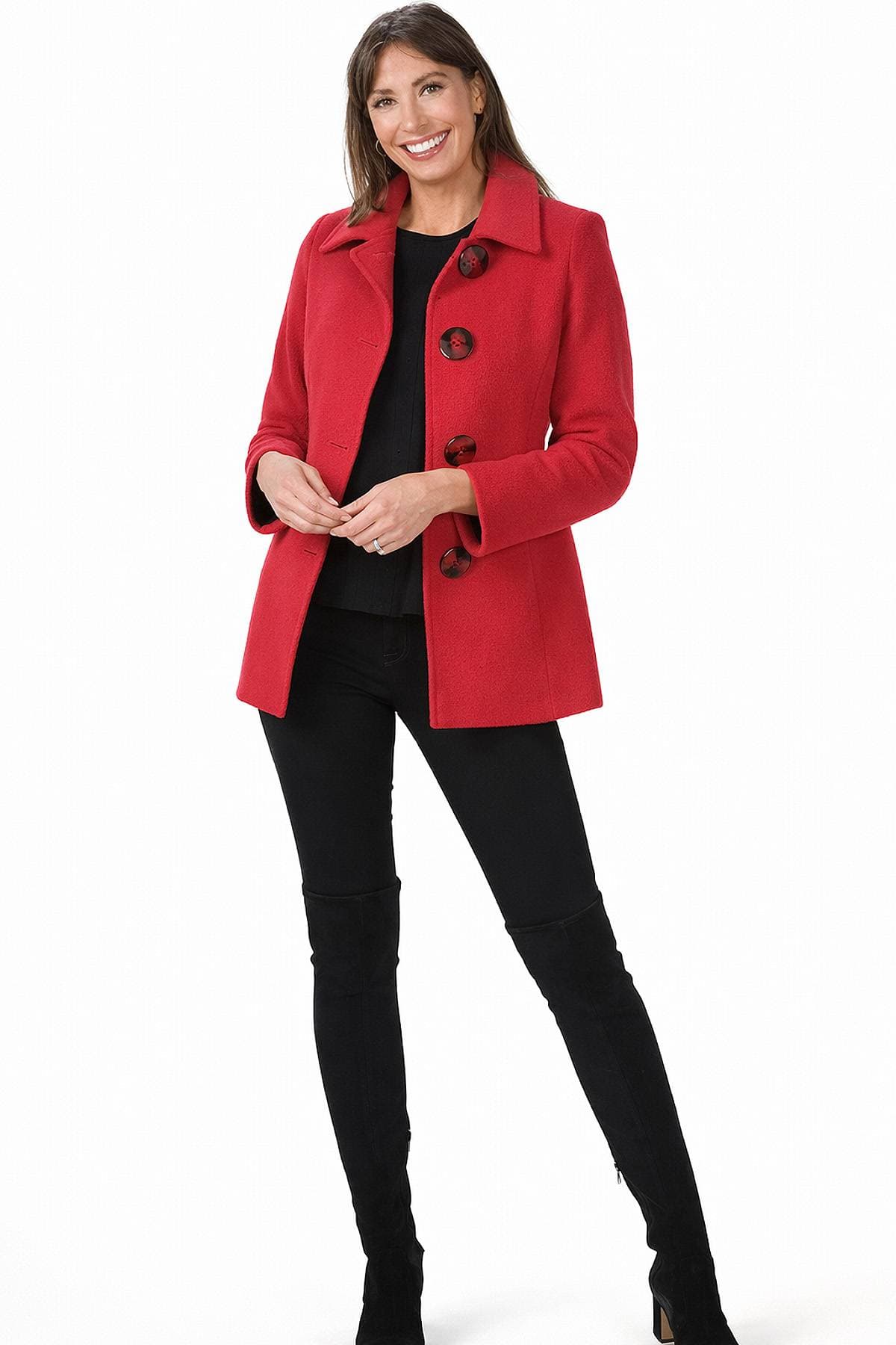 Italian Wool Cashmere Coat -  - Alternative view 2