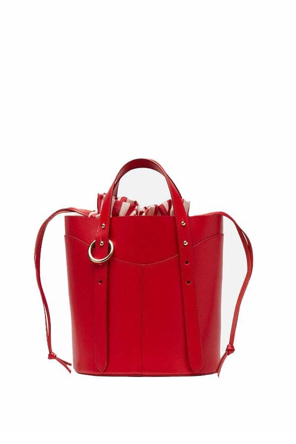 Italian Leather Bucket Purse -  - View 3 of 4