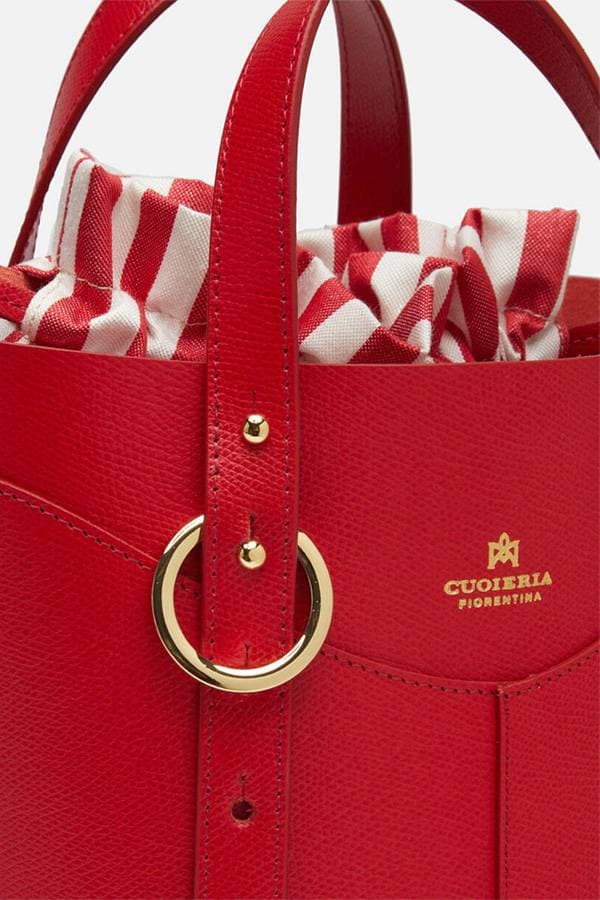 Italian Leather Bucket Purse -  - View 4 of 4