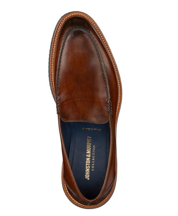 Slip-On Shoes with Navy Rubber Sole