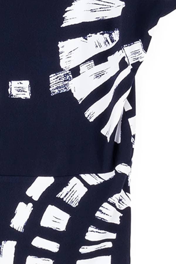 Blue Track Print Jersey Top | Women's - $148.00 - View 4 of 4