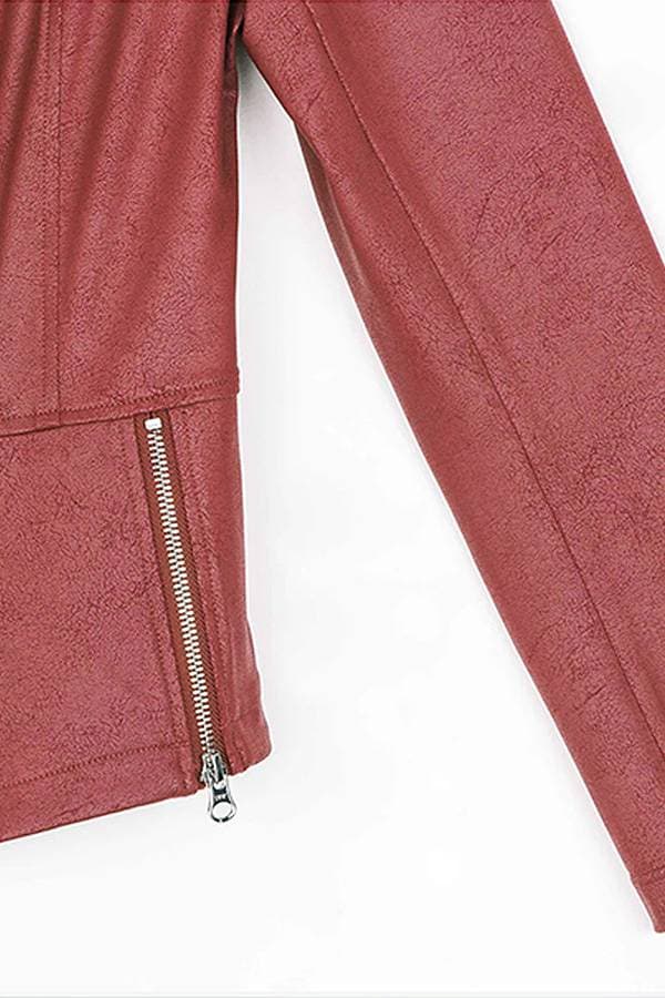 Jacket Moto Liquid Leather Zip -  - View 4 of 6