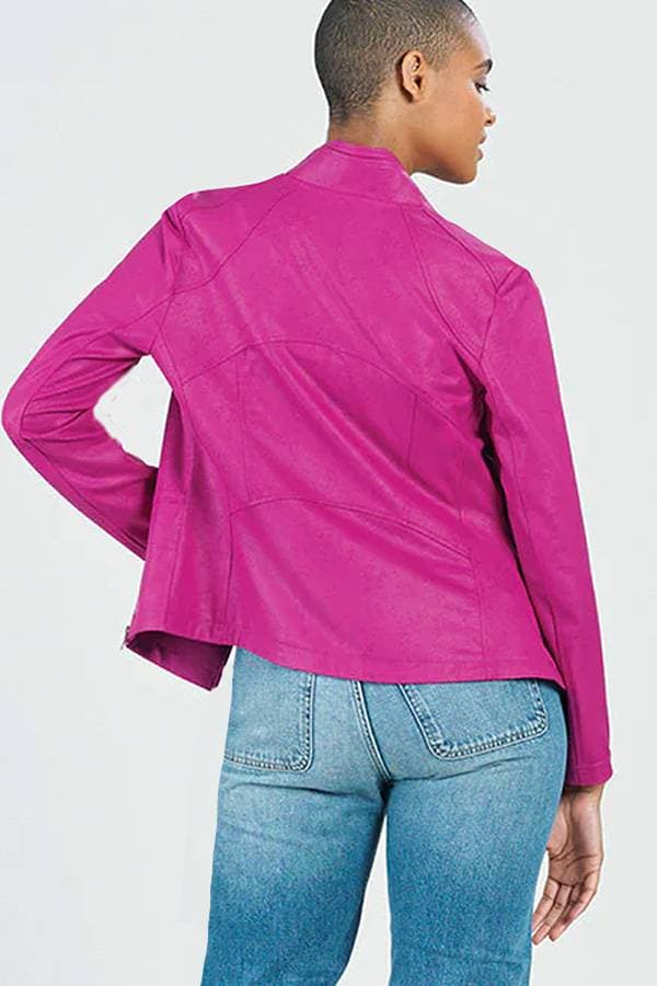 "Liquid Leather" Moto Jacket - $275.00 - View 4 of 4