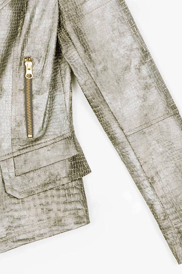 Jacket Moto Vegan Crocco -  - View 5 of 6